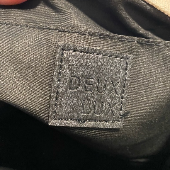 Small canvas backpack ‘purse’ with vinyl details - Picture 4 of 5